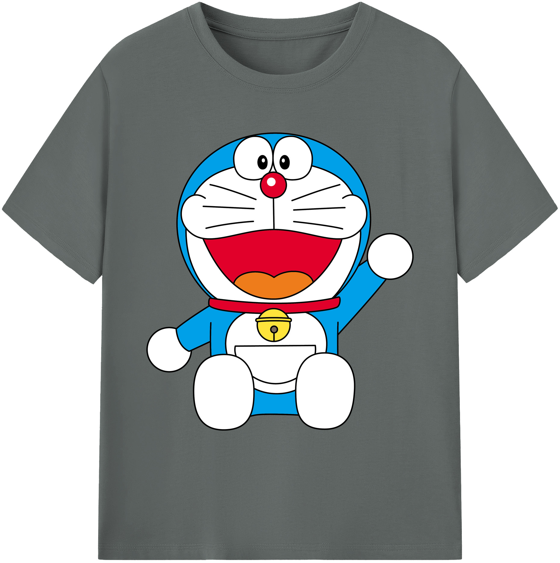 （画像用） ドラえもん Doraemon 綿100％ メンズ半袖Tシャツ｜肌触りやわらか＆通気性